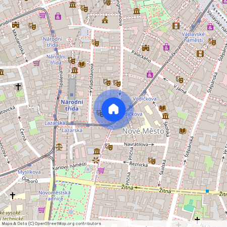 Jungmannova, Praha 1 - Nové Město, okres Praha