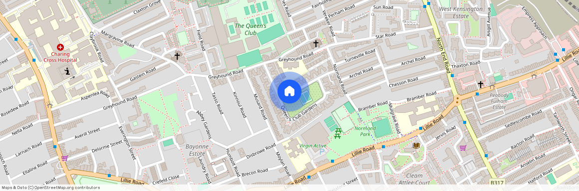 Queens Club Gardens, W14