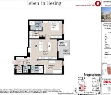 Erstbezug - 3-Zimmer Neubauwohnung mit Balkon | Fertigstellung 2025 - Photo 3