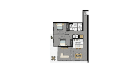 Furnished Two Bedroom Apartment for Lease! - Photo 2