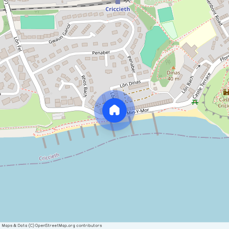 Marine Crescent, Criccieth, LL52