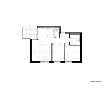 3.5 Zimmer, 76 m², 2. Stock - Photo 3