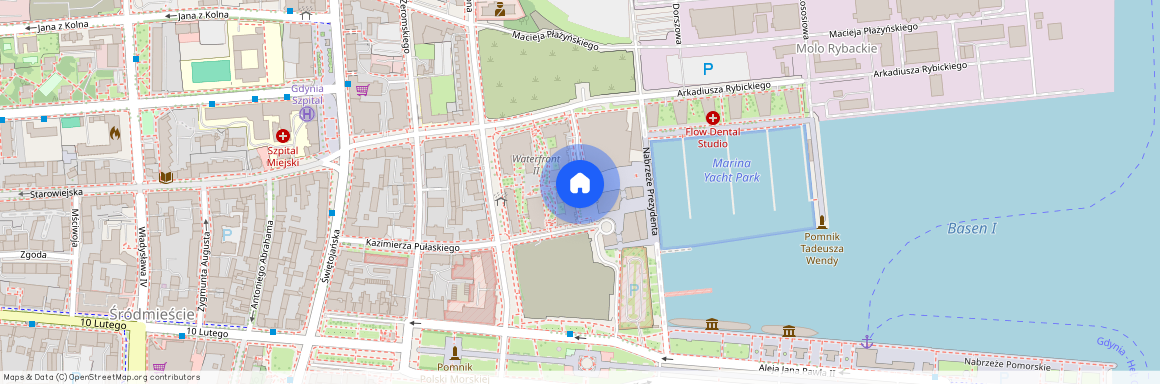 ul. Jerzego Waszyngtona, Śródmieście, Gdynia, pomorskie