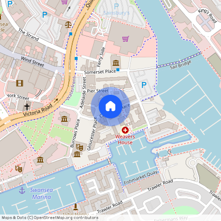Pembroke Buildings, Cambrian Place, Swansea, SA1, Marina