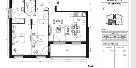 location Appartement T3 DE 68.1m² À LOMME - Photo 3