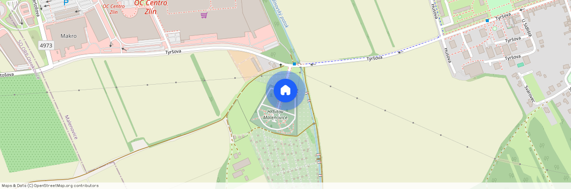 Zlín - Malenovice u Zlína, Zlínský kraj