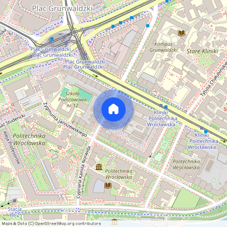 ul. Cypriana Kamila Norwida, Plac Grunwaldzki, Śródmieście, Wrocław, dolnośląskie