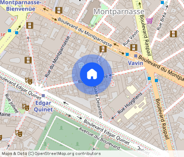 1 chambre, Montparnasse Paris 14e - Photo 1