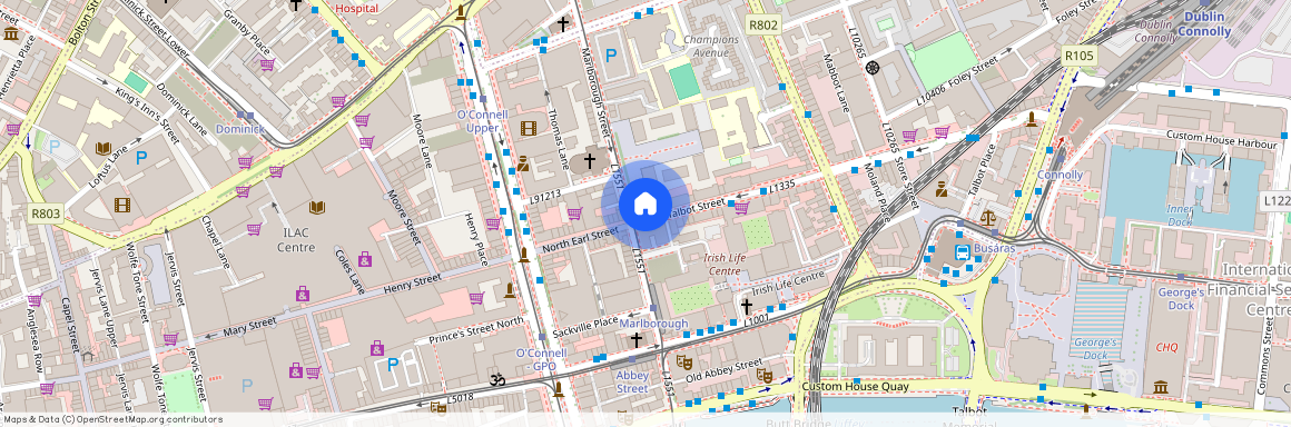 Custom Hall, Block 2, Lower Gardiner Street, Talbot Street, Dublin 1