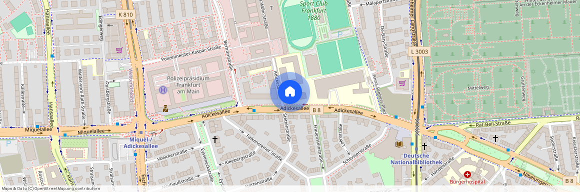 Frankfurt am Main, Adickesallee 36-38, 60322 Frankfurt am Main - Nordend