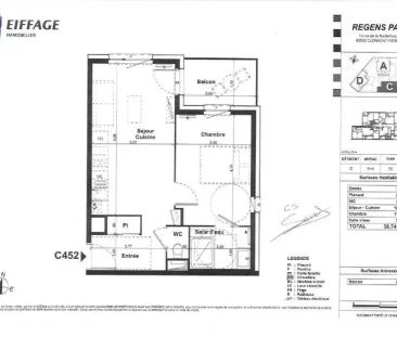 Appartement à louer 2 pièces 38.74m² - Photo 5