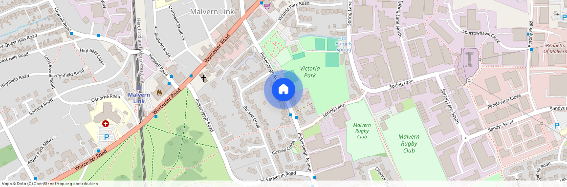 The Beacons, Pickersleigh Avenue, Malvern, Worcestershire, WR14 2FH