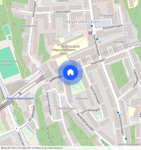 Sedelvägen **, Hägerstensåsen