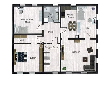 4 Zimmer-Wohnung (Whg. 10) - Foto 3