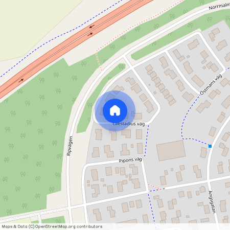 Laestadius väg, Haparanda