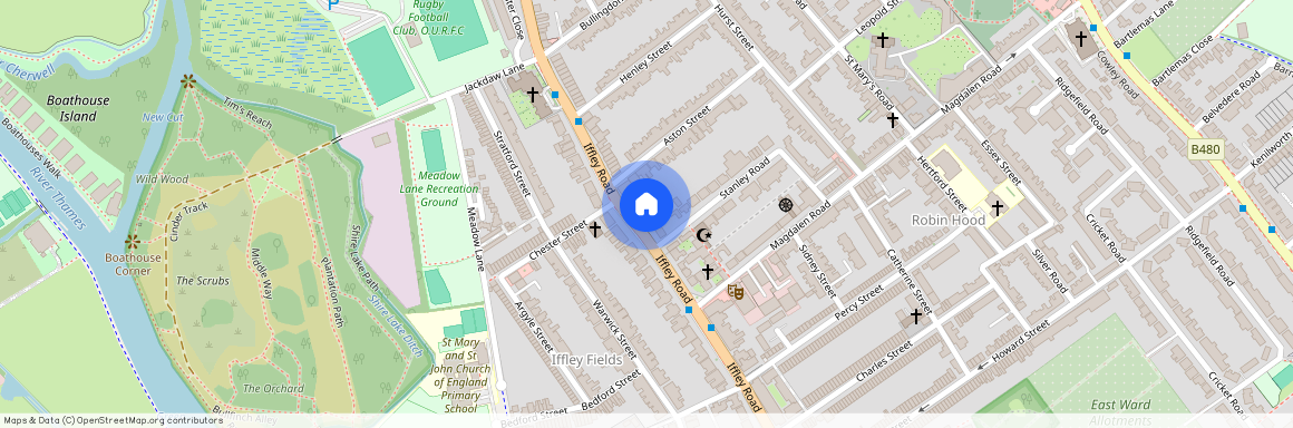 East Oxford OX4 1SQ, Iffley Road