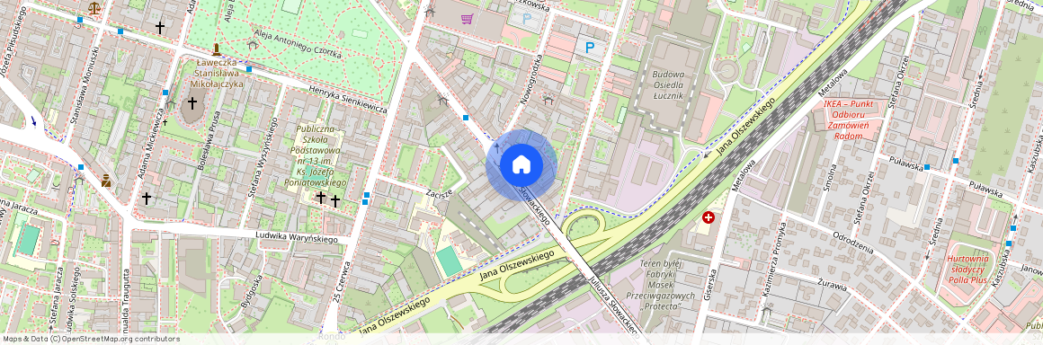 Śródmieście, Juliusza Słowackiego, Radom