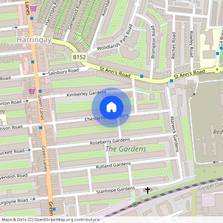 Chesterfield Gardens, London N4