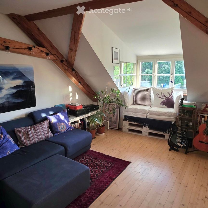 Einmalige Chance - 3.5-Zimmerwohnung mit Rheinblick in Basel - Photo 1