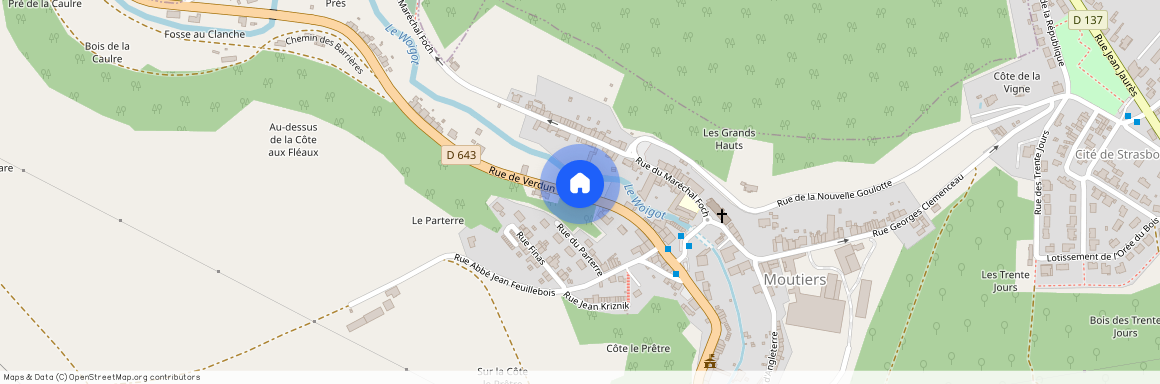 13 rue de Verdun, 54660, Moutiers