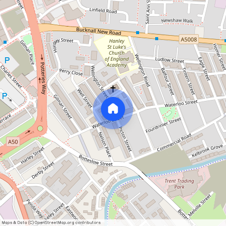 Wellington Street, Stoke-on-Trent, Staffordshire, ST1