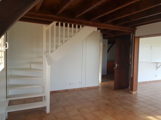 Jolie villa F4 meublée en bois mitoyenne + garage, située sur les hauteurs de PETIT-BOURG - Photo 1