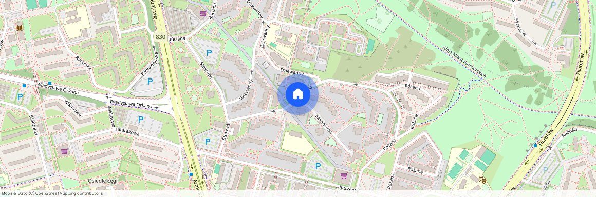 ul. Różana, Czuby Północne, Lublin, lubelskie