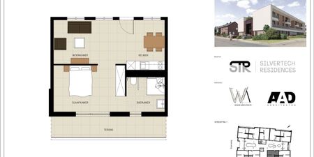 Serviceflat te huur in Wichelen voor € 1.150 met 1 slaapkamer - Photo 2