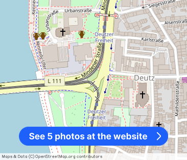 Gemütlich am Rhein – Vollmöblierte Wohnung mit Blick ins Grüne! - Photo 1