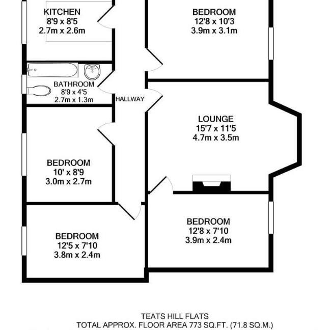 Teats Hill Flats, Coxside, Plymouth, PL4 - Photo 1