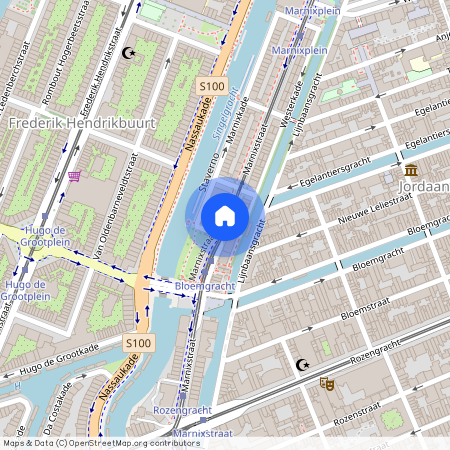 Tweede Marnixplantsoen 1-4, Zaagpoortbuurt, 1015ZP, Amsterdam