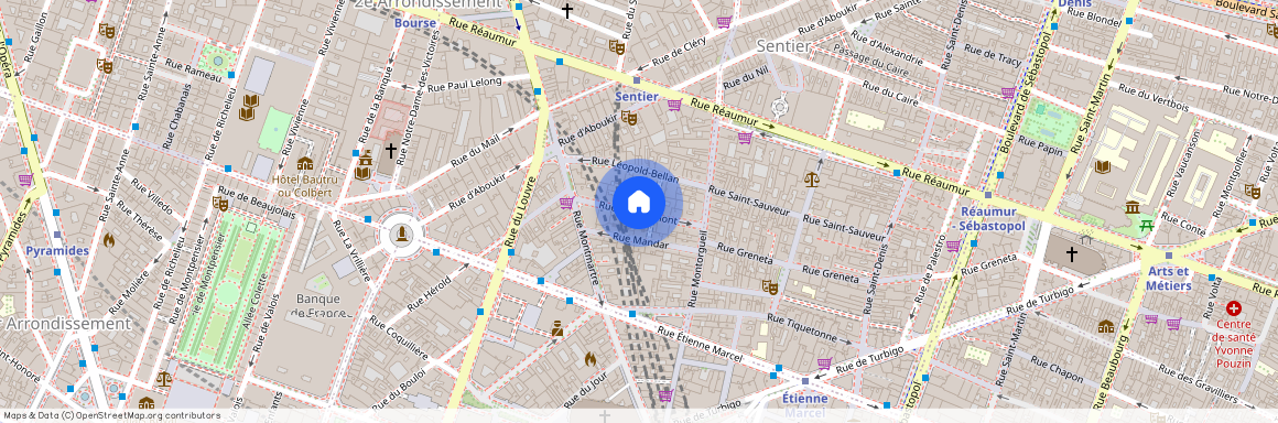 Rue Bachaumont, Francja, Paris