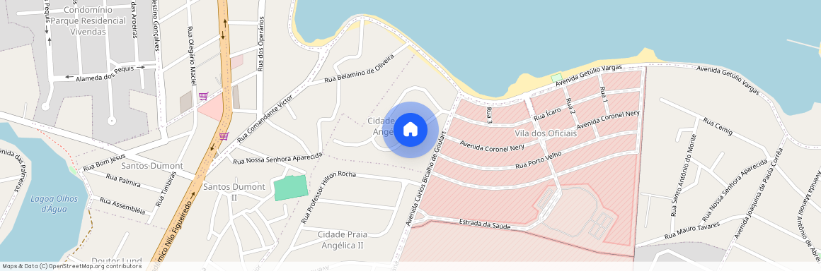 Rua Abner Silva, Praia Angélica, Lagoa Santa