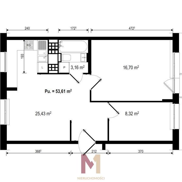 Mieszkanie na wynajem, Gorzów Wlkp., Górczyn - Photo 1