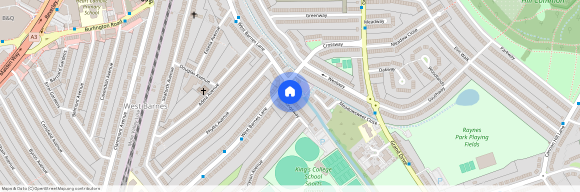 Kingsway, New Malden KT3