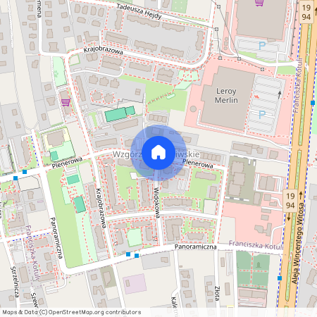 ul. Widokowa, Franciszka Kotuli, Rzeszów, podkarpackie