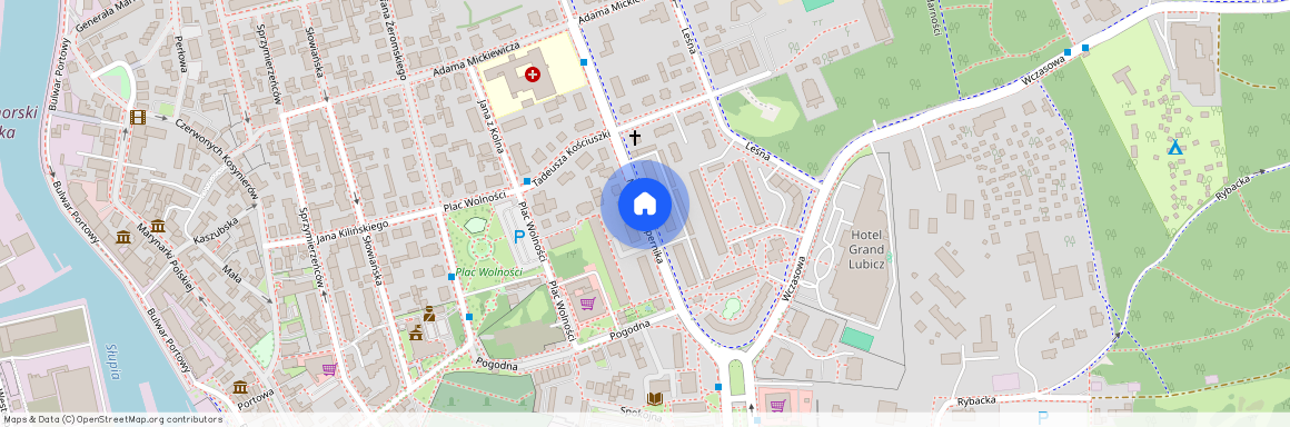 ul. Mikołaja Kopernika, Ustka, słupski, pomorskie