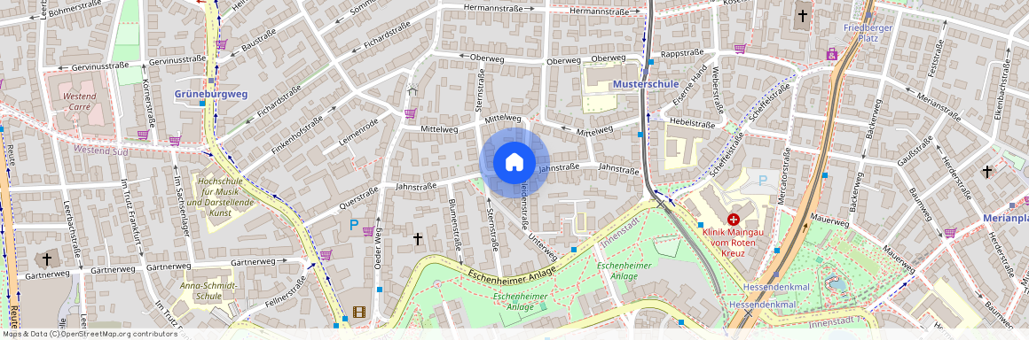 Jahnstraße, 60318 Frankfurt am Main - Nordend