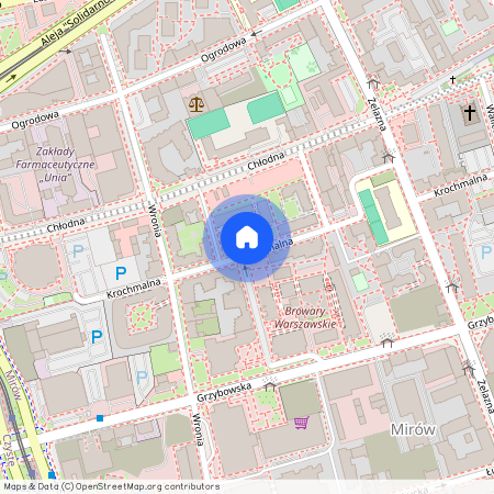 ul. Chłodna, Mirów, Wola, Warszawa, mazowieckie