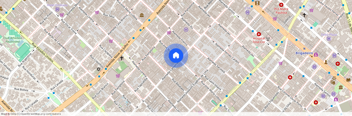 Rua Jose Maria Lisboa, 455, Jardim Paulista, São Paulo - SP, 01423-001, Brazil