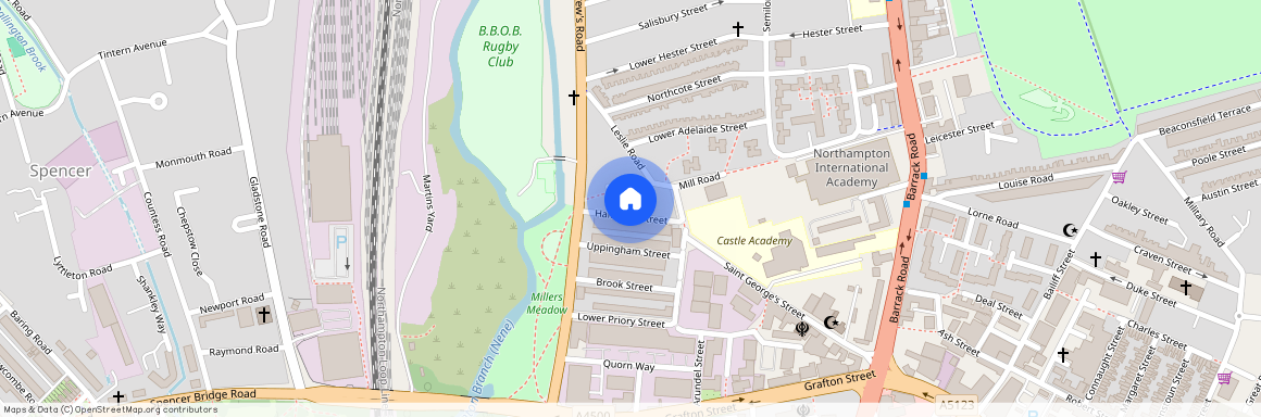 Hampton Street, Northampton, Northamptonshire, NN1