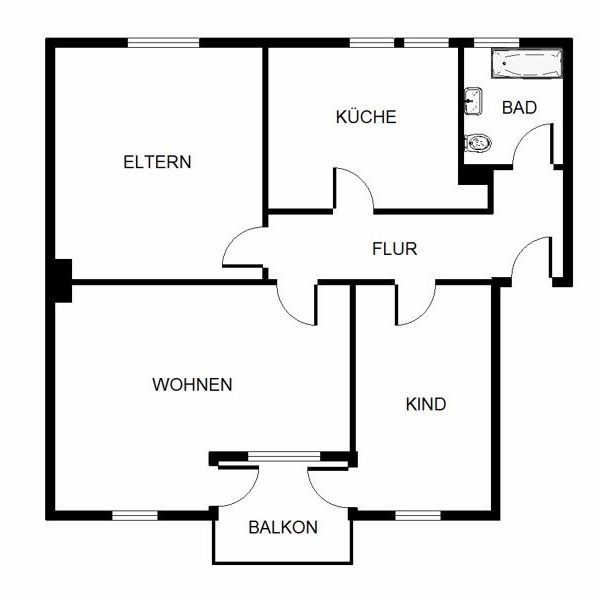 4-Zimmer-Wohnung in zentraler Lage von Porz Gremberghoven - Foto 1