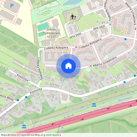 ul. Kosocicka, Rżąka, Bieżanów-Prokocim, Kraków, małopolskie