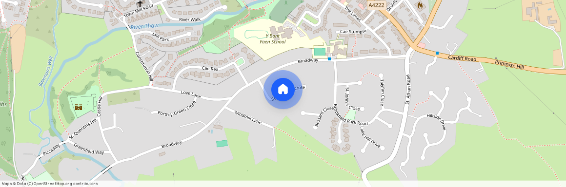 Fern Hill, St. Quentins Close, Llanblethian, Cowbridge, CF71