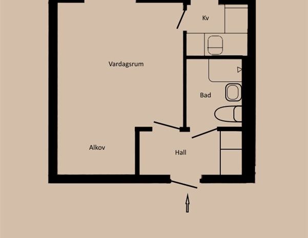 Stationsgatan 3 D - Foto 1