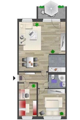 Wunderschöne Familienwohnung mit Einbauküche - Photo 1