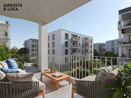 Großzügige 2-Zimmer Wohnung mit Terrasse im Erstbezug! - Photo 2