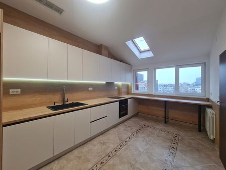 Herastrau, Penthouse exclusivist de inchiriat, 4 camere, 156 mp, living. - Fotografie 2