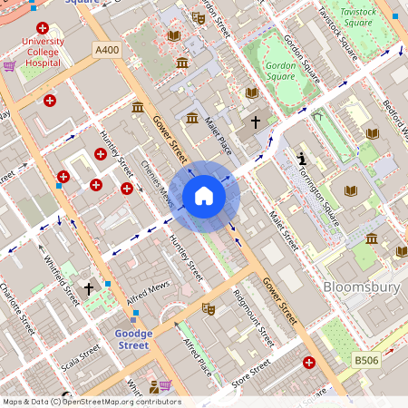 Gower Street, Bloomsbury, WC1E