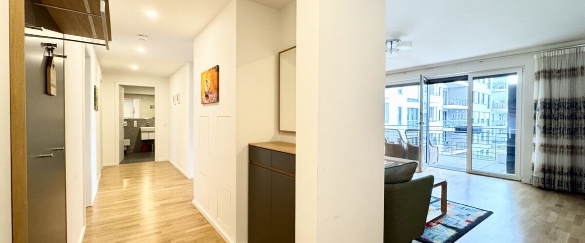 Hell und modern möblierte 4-Zimmer-Wohnung in Düsseldorf Grafental zur Miete - Foto 1